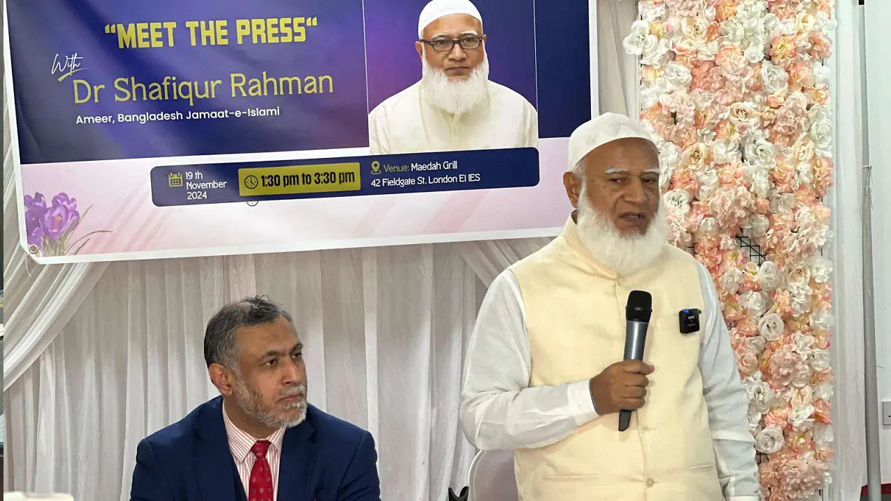 ‘মিট দ্য প্রেস’ অনুষ্ঠানে জামায়াতের আমির ডা. শফিকুর রহমান