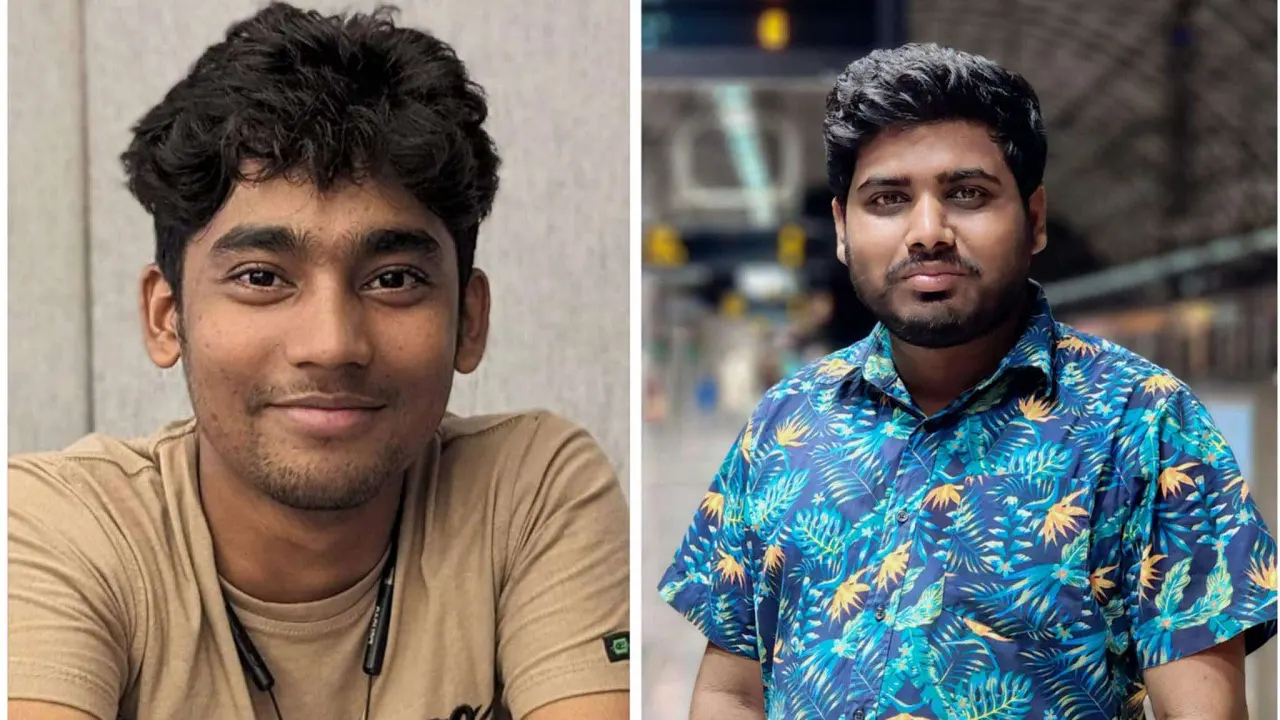 সাহেদুজ্জামান সাকিব ও মামুনুর রশীদ। ছবি : সংগৃহীত