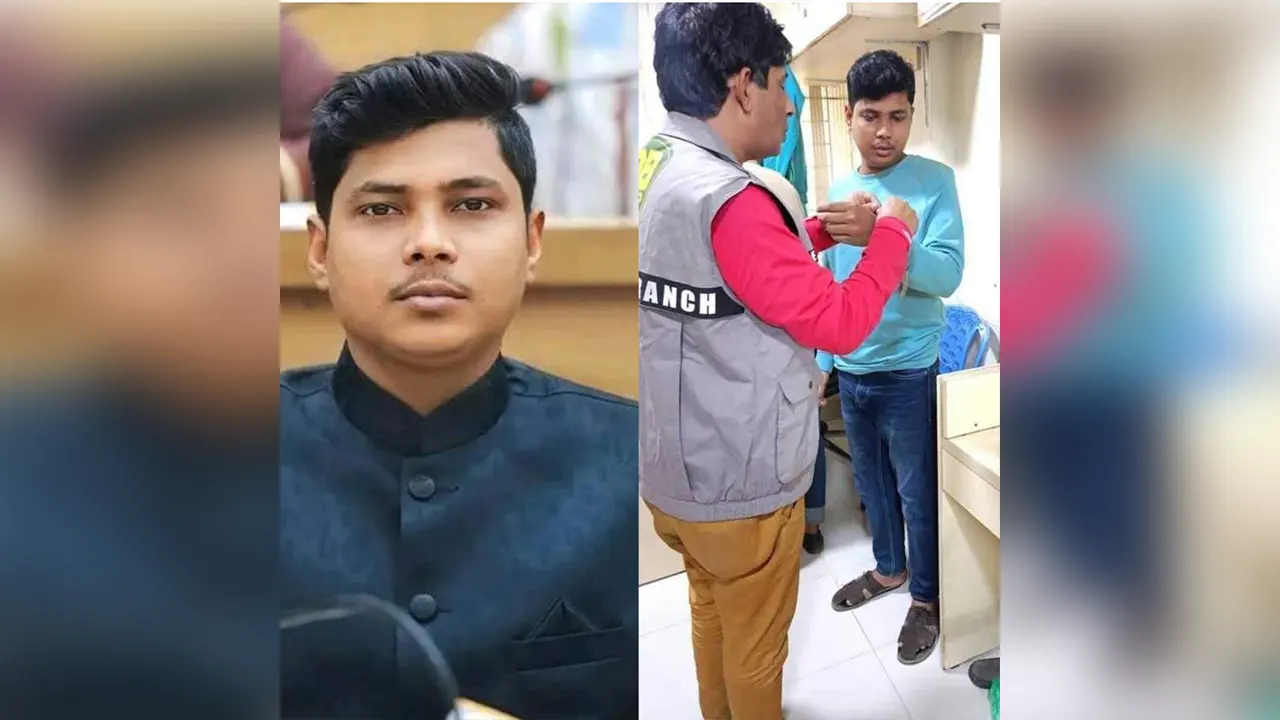 ঢাবি শিক্ষার্থী ও নিষিদ্ধ সংগঠন ছাত্রলীগের কেন্দ্রীয় উপ-অর্থ সম্পাদক মো. মাহবুব আলম। ছবি : সংগৃহীত