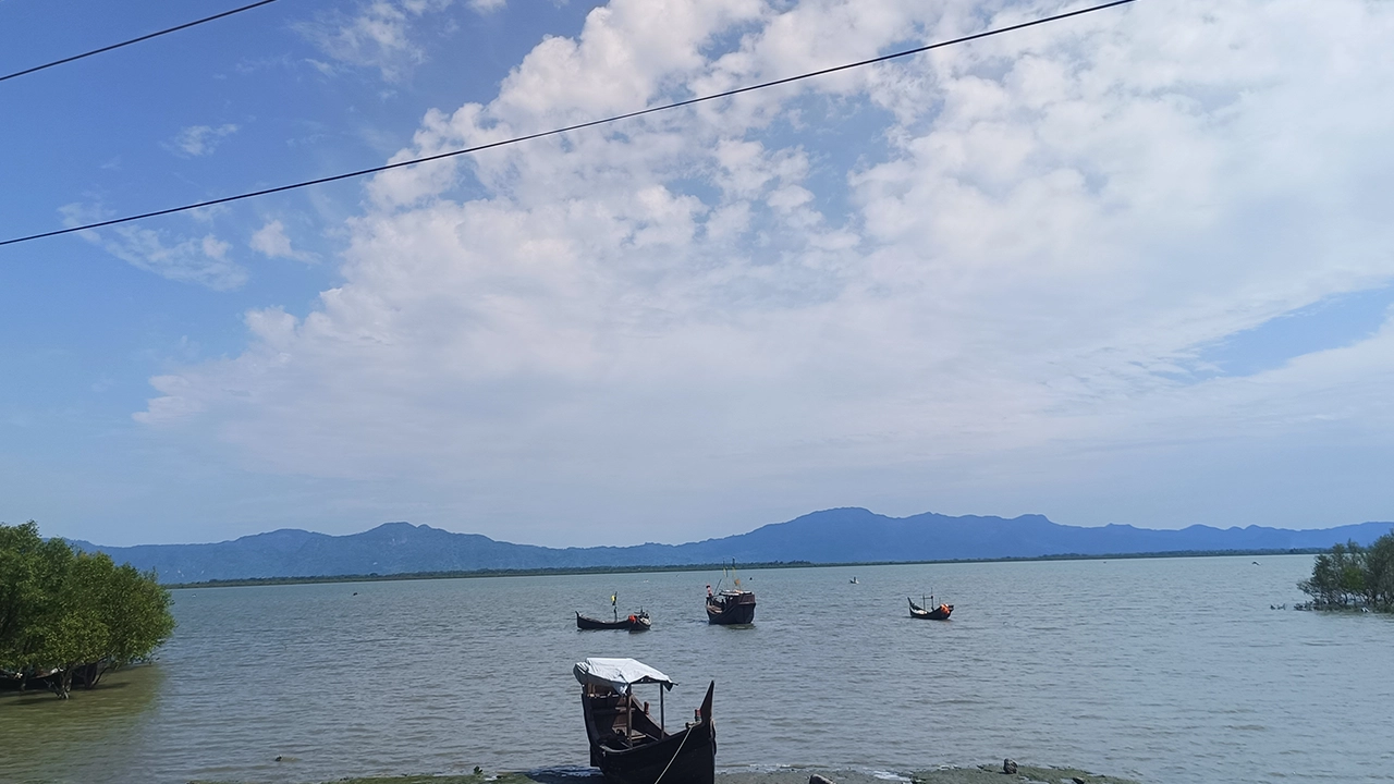 নাফ নদী। ছবি : কালবেলা