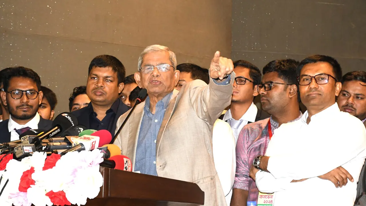 বিএনপির মহাসচিব মির্জা ফখরুল ইসলাম আলমগীর। ছবি : কালবেলা