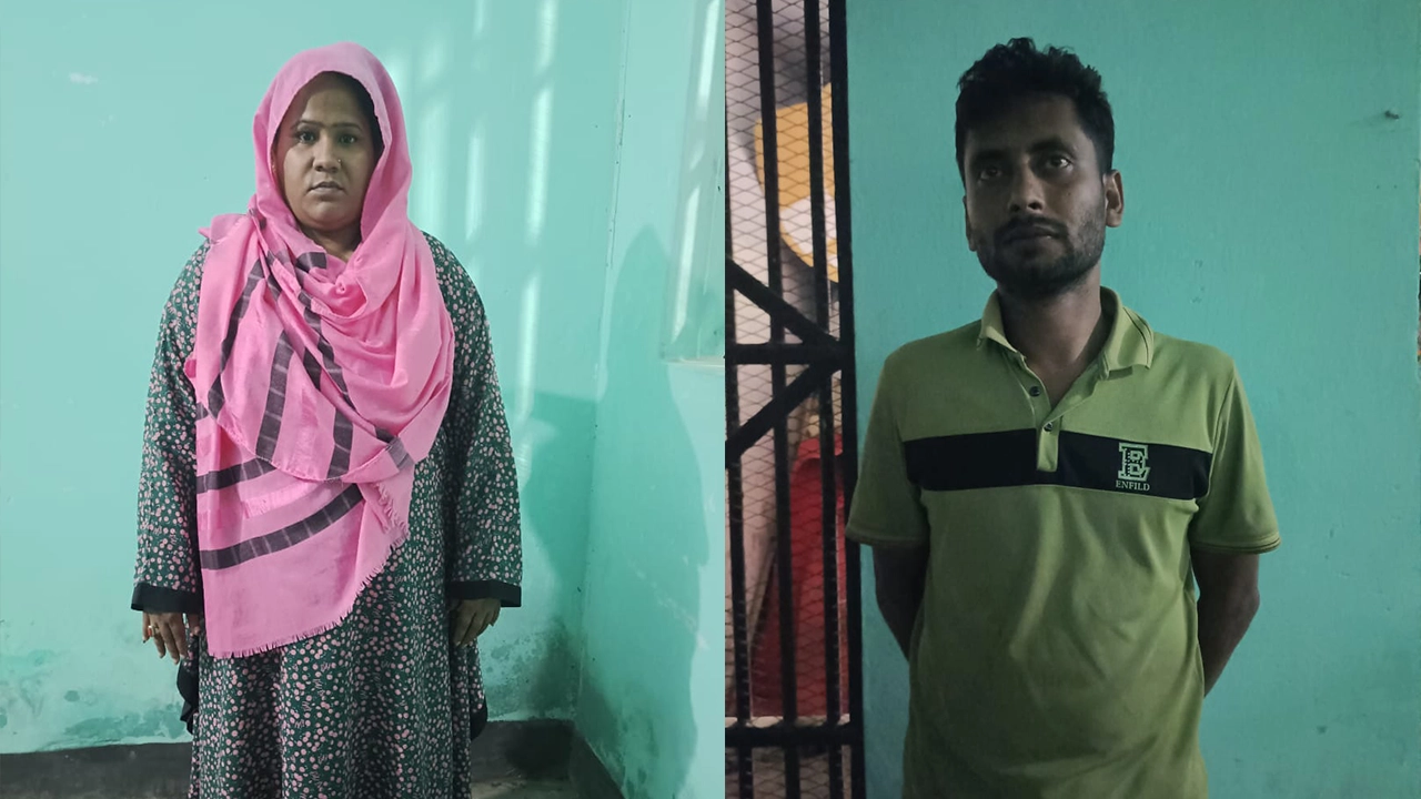 গ্রেপ্তারকৃত মাদক ব্যবসায়ীরা। ছবি : কালবেলা
