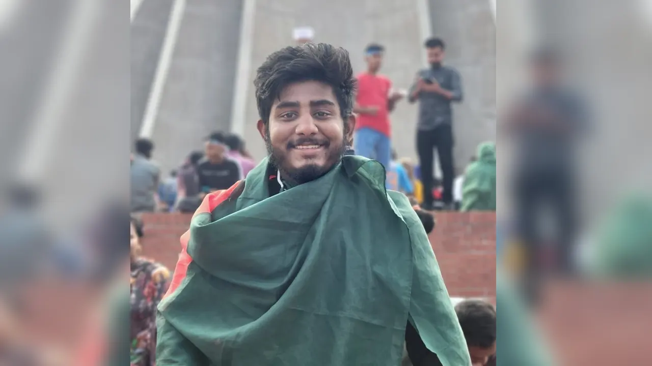 বৈষম্য বিরোধী ছাত্র আন্দোলনের অন্যতম সমন্বয়ক রিফাত রশিদ।। ছবি : সংগৃহীত