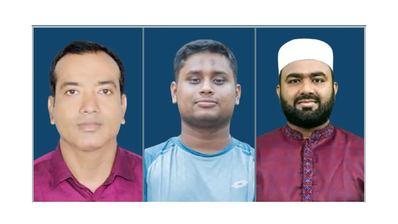 হাসনাত আবদুল্লাহ, রাকিবুল ইসলাম রাকিব, মঞ্জুরুল ইসলাম। ছবি : কালবেলা