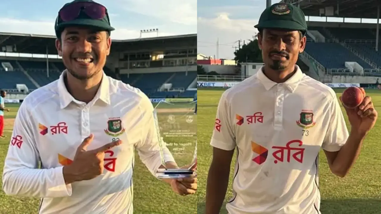 তাসকিন আহমেদ ও তাইজুল ইসলাম। ছবি : সংগৃহীত