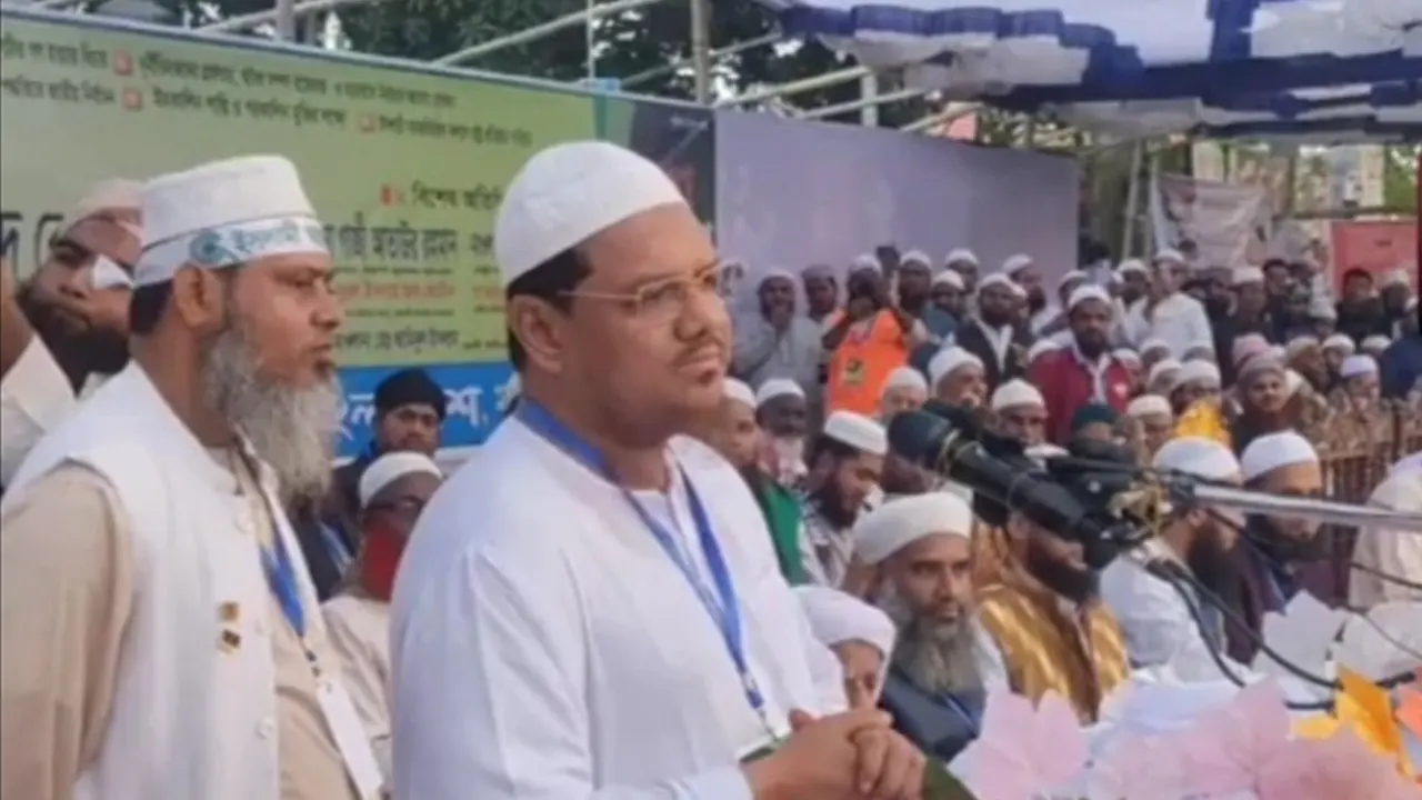 মাদারীপুরে গণসমাবেশে বক্তব্য রাখছেন সৈয়দ মুহাম্মাদ রেজাউল করীম। ছবি : সংগৃহীত