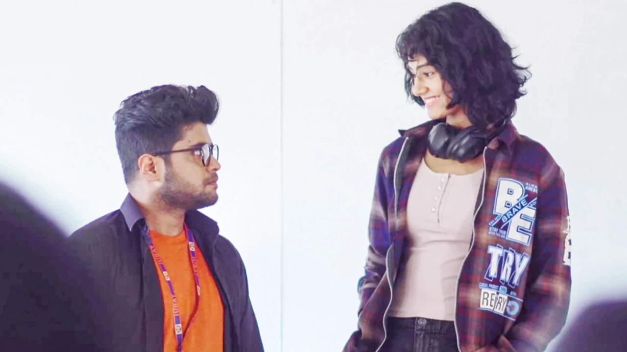 ‘তোমাকে ভালোবাসার পর’ নাটকে রিয়া মনি ও সফল খান। ছবি: সংগৃহীত