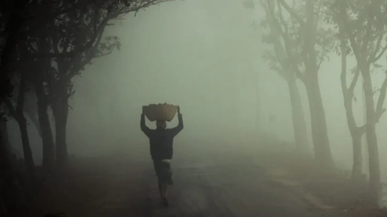 কনকনে শীতের অনুভূতি। ছবি : সংগৃহীত