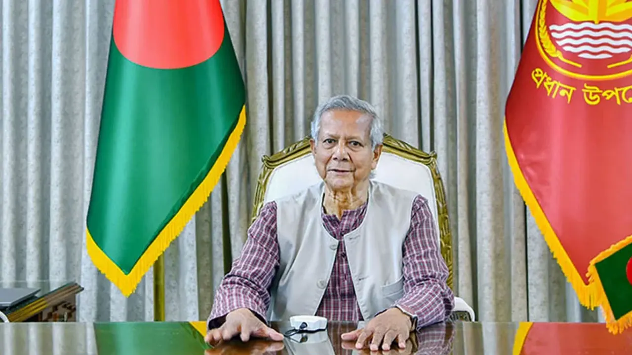 অন্তর্বর্তী সরকারের প্রধান উপদেষ্টা ড. মুহাম্মদ ইউনূস। ছবি : সংগৃহীত