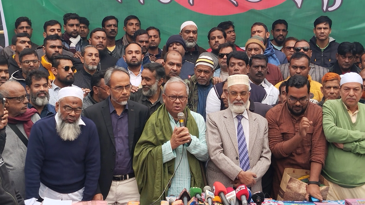 বিএনপির সিনিয়র যুগ্ম মহাসচিব রুহুল কবির রিজভী। ছবি : কালবেলা