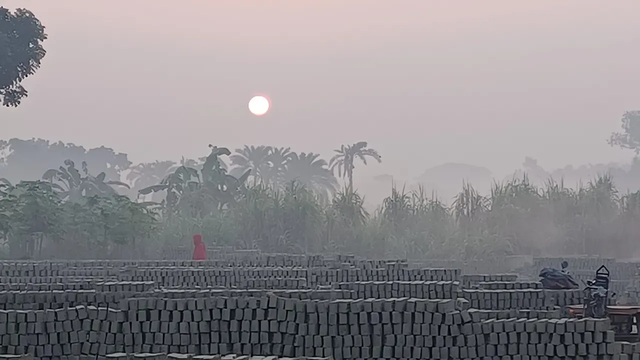 চুয়াডাঙ্গায় সকালের চিত্র। ছবি : কালবেলা