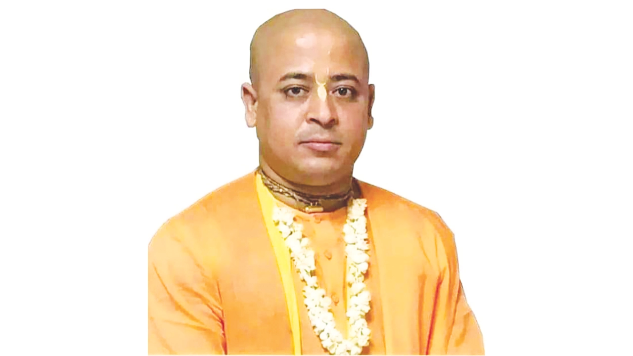 চিন্ময় কৃষ্ণ দাশ ব্রহ্মচারী। ছবি : সংগৃহীত