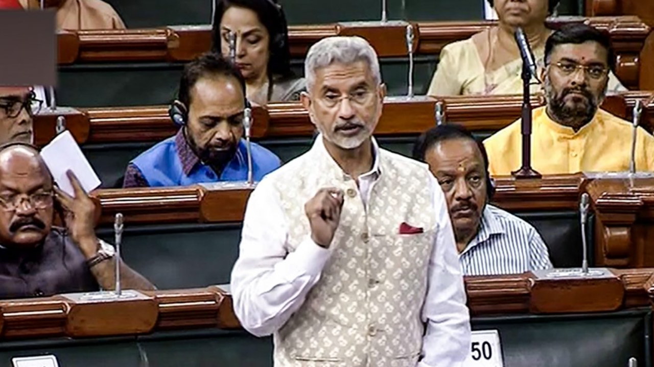 লোকসভায় ভারতের পররাষ্ট্রমন্ত্রী এস জয়শঙ্কর। ছবি : সংগৃহীত