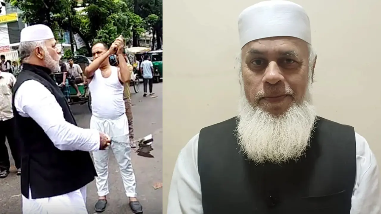 গ্রেপ্তারকৃত আওয়ামী লীগ নেতা হাজি ইকবাল। ছবি : সংগৃহীত