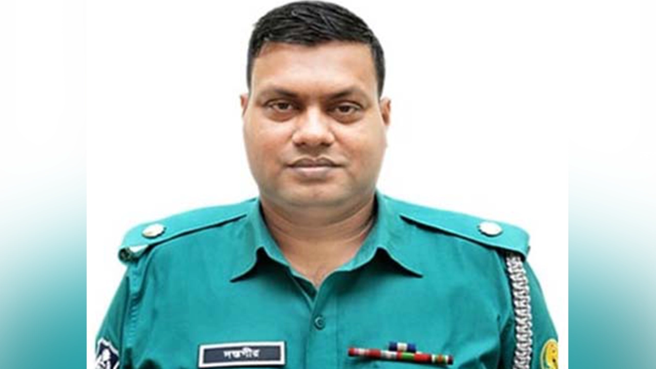 পুলিশ কর্মকর্তা মো. সাদেক দস্তগীর কাউছার। ছবি : কালবেলা