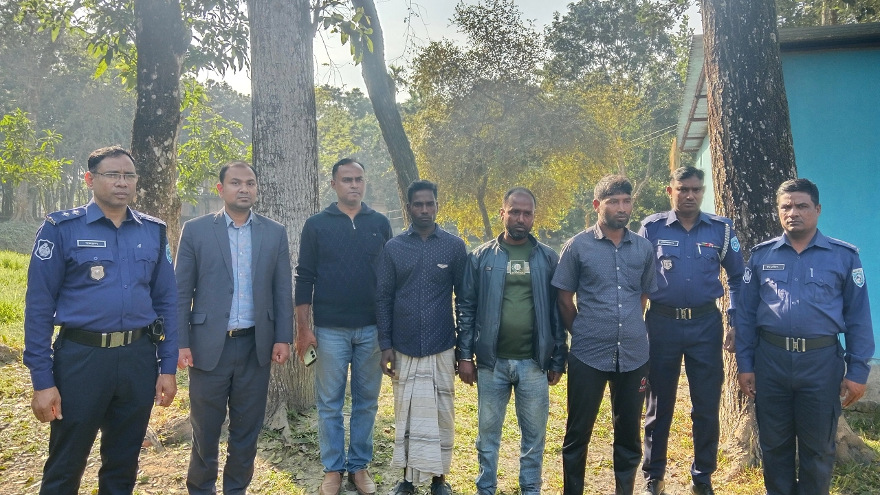 পীরগাছায় ভ্রাম্যমাণ আদালতের অভিযানে ৩ জনকে ২ মাসের বিনাশ্রম কারাদণ্ড দেওয়া হয়। ছবি : কালবেলা