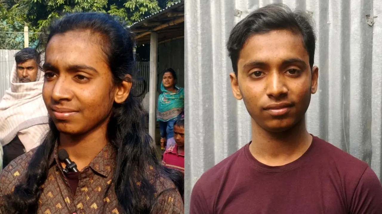 রূপান্তরের আগে ও পরে ওমর ফারুক শ্রাবণ। ছবি : কালবেলা