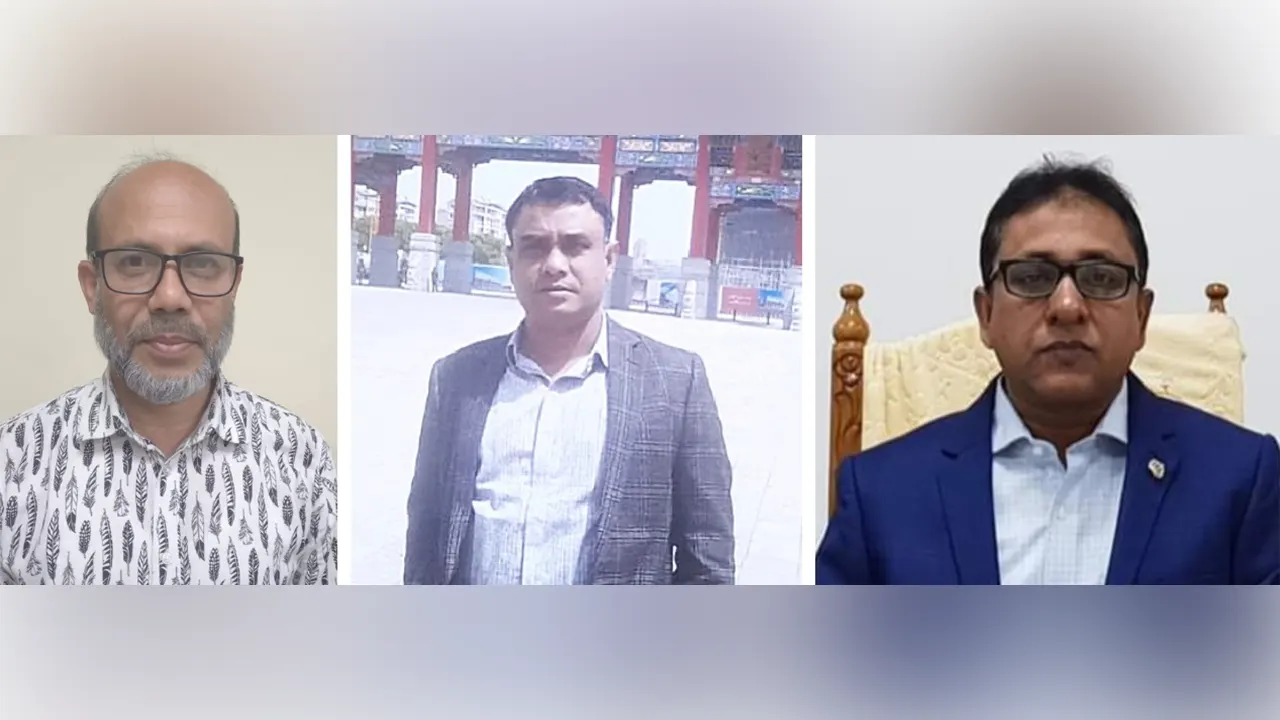 বাঁ থেকে- মো. সুবক্তগীন, মোহাম্মদ নাজমুল ইসলাম, মো. বেলাল হোসেন। ছবি : সংগৃহীত