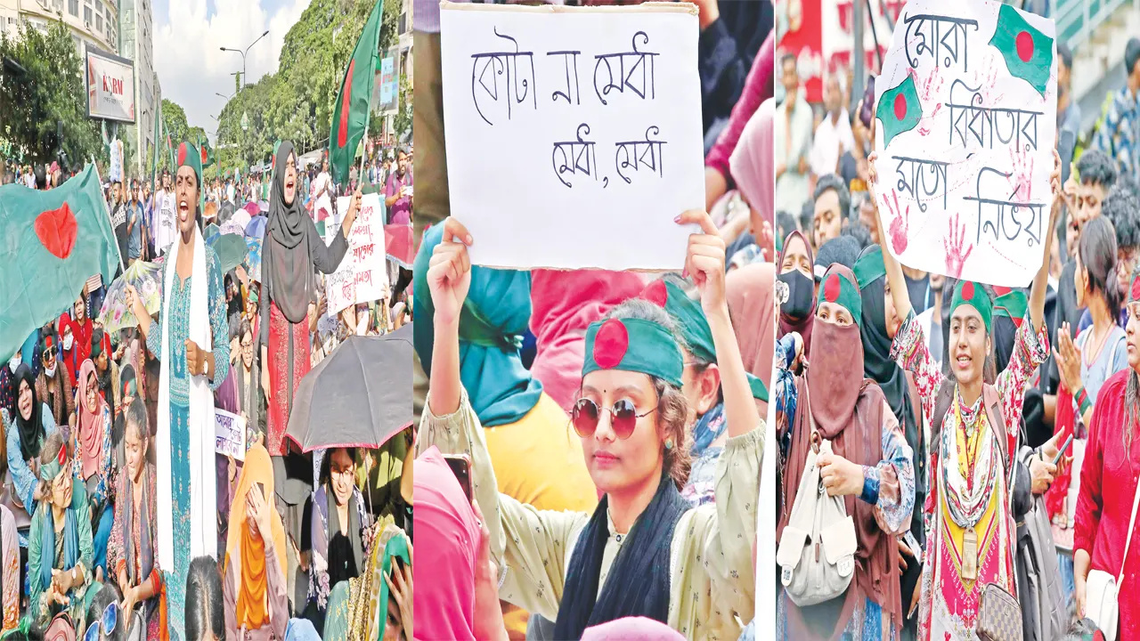 রাজপথে নারী, নেতৃত্বের অগ্নিসারথি