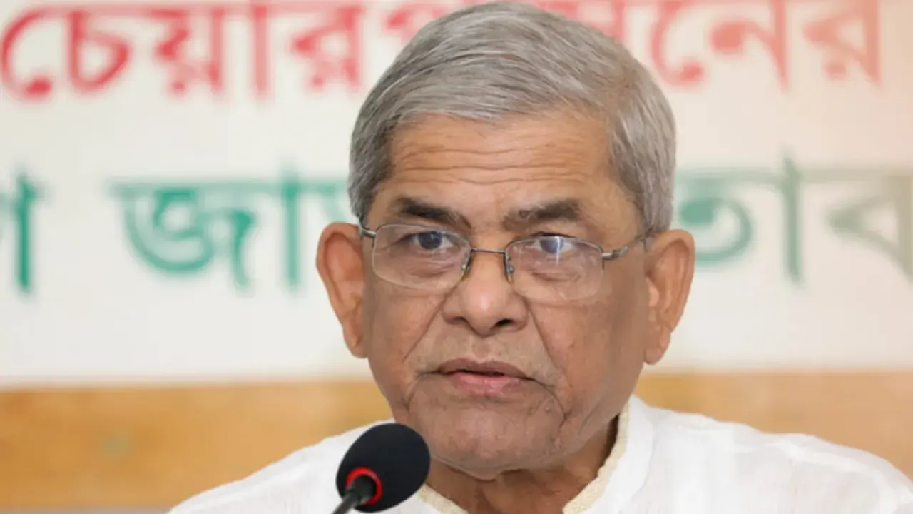 আ.লীগের লুটপাট নিচে পড়ে যাচ্ছে : ফখরুল 