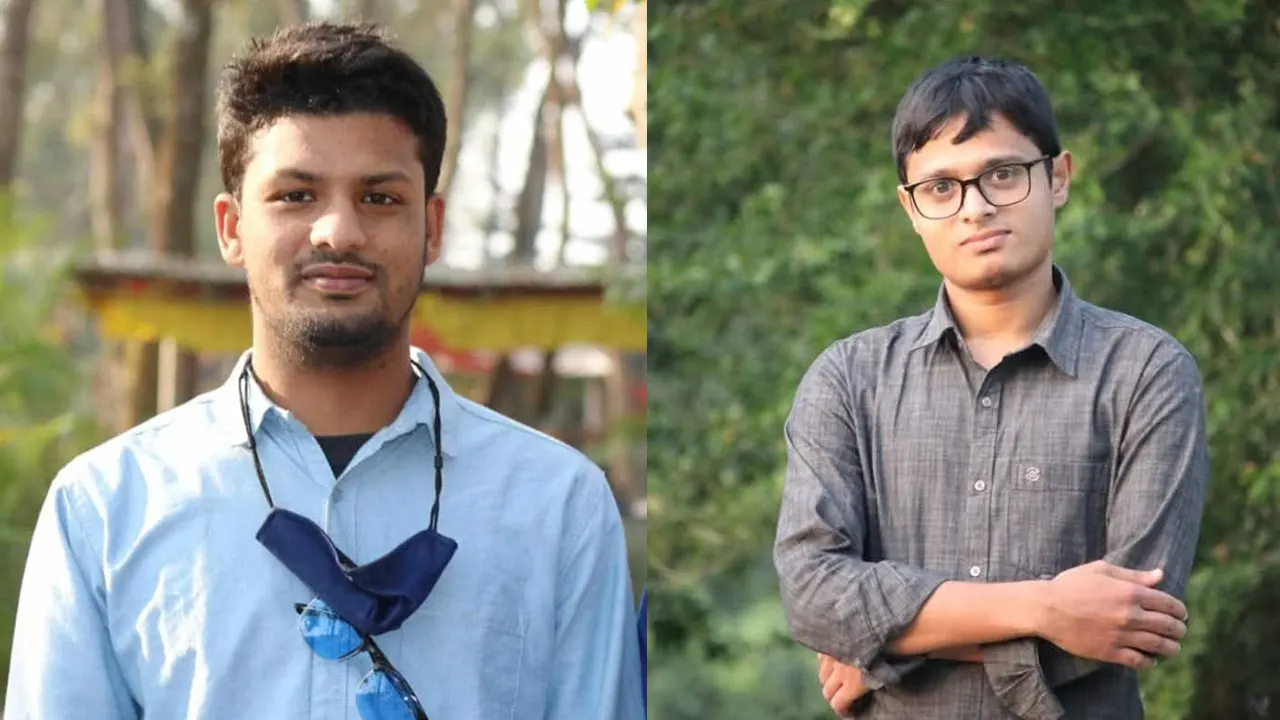 ডানে ইবি ছাত্রশিবিরের সভাপতি মাহমুদুল হাসান, বামে সেক্রেটারি ইউসুব আলী। ছবি : সংগৃহীত