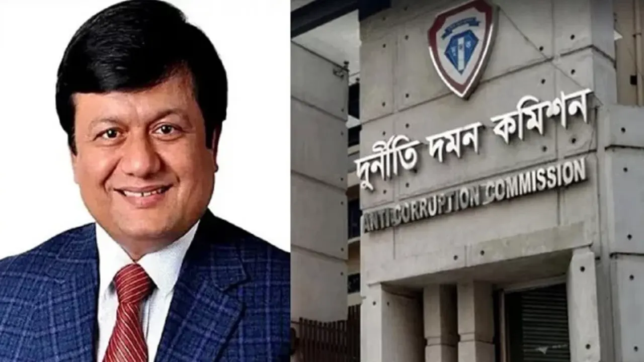 বাঁয়ে মতিউর রহমান ও ডানে দুদকের লোগো। ছবি : সংগৃহীত