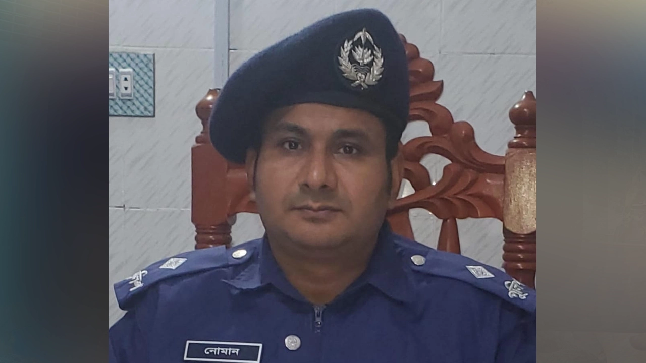 ওসি মো. নোমান হোসেন। ছবি : কালবেলা
