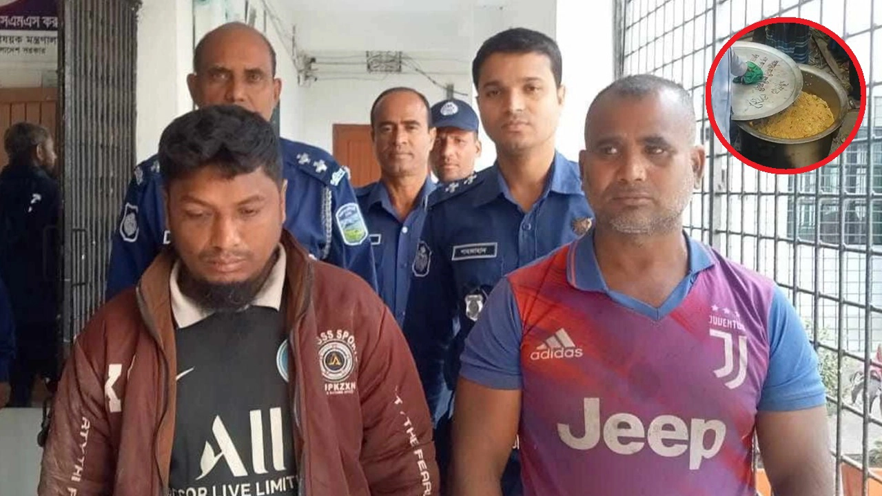 যুবদল কর্মী ও কসাইকে গ্রেপ্তার করেছে পুলিশ। ছবি : কালবেলা