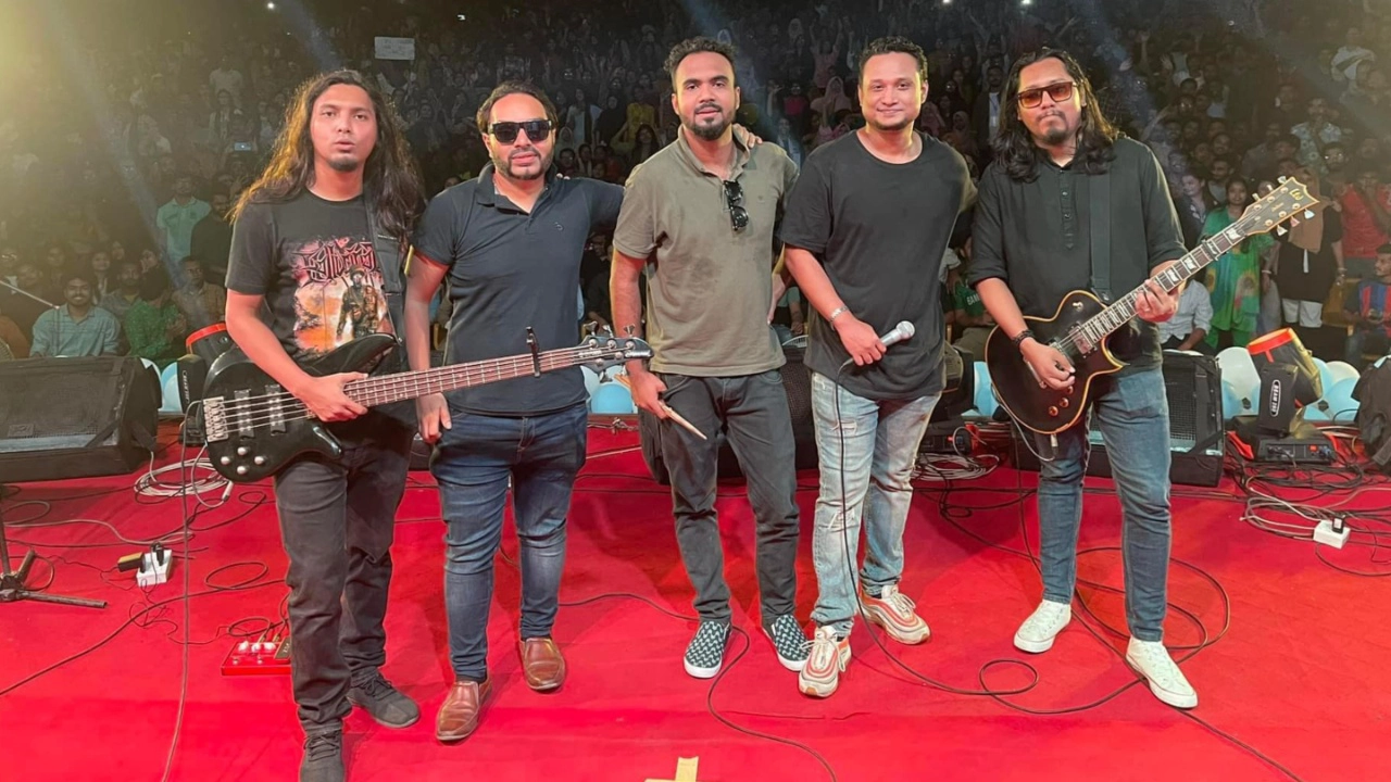 রক ব্যান্ড অ্যাশেজ। ছবি: সংগৃহীত