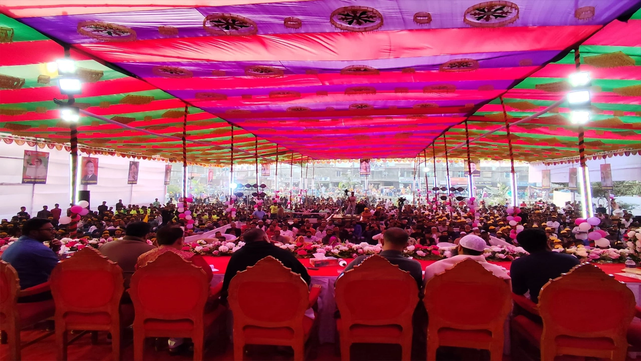 স্বেচ্ছাসেবক দলের কর্মিসভা। ছবি : কালবেলা