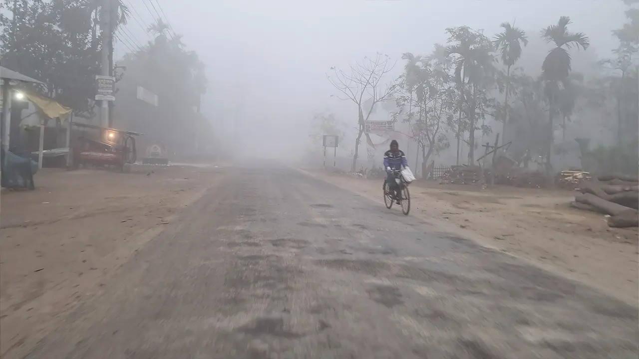 পঞ্চগড়ের শীতের সকাল। ছবি : কালবেলা