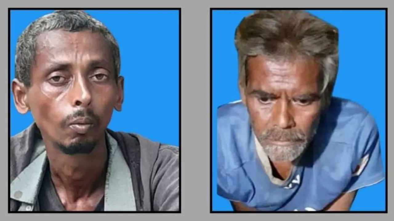 বুধবার সকালে শরীয়তপুর পৌরসভার মনোহরবাজার শ্মশানঘাটে সৎকার করা সত্যেন্দ্র কুমার ও বাবুল সিং। ছবি : সংগৃহীত