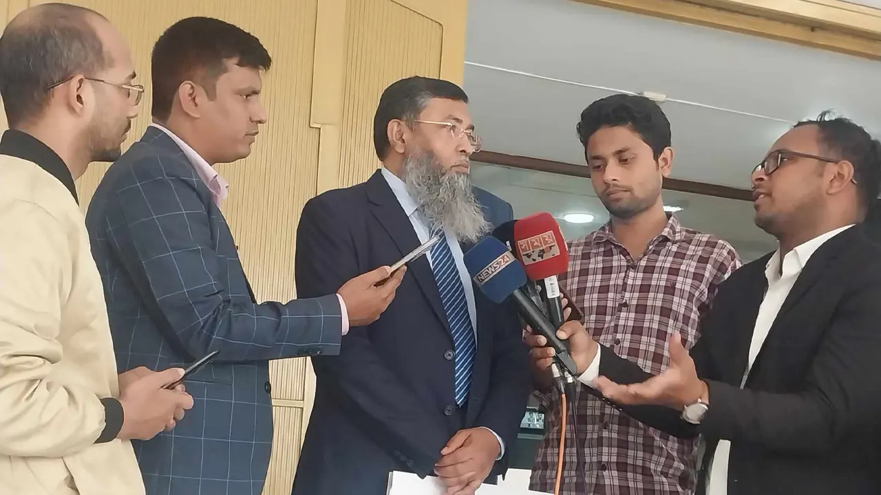 বিকেএমইএর সভাপতি মোহাম্মদ হাতেম। ছবি : কালবেলা