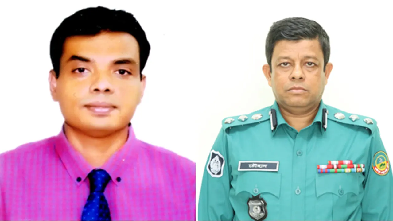 সভাপতি জননিরাপত্তা বিভাগের যুগ্মসচিব ড. মো. মিজানুর রহমান ও মহাসচিব গাজীপুর মেট্রোপলিটন পুলিশের অতিরিক্ত ডিআইজি মোহাম্মদ তাহেরুল হক চৌহান। সৌজন্য ছবি