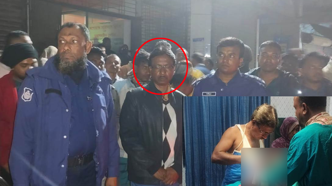 ভুয়া পরিচয়ে অপারেশন করার দায়ে পুলিশের হাতে গ্রেপ্তার ফিরোজ। ছবি : কালবেলা