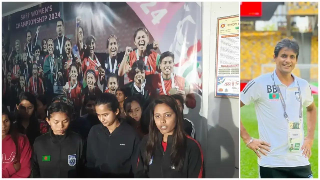 নারী ফুটবল ইস্যুতে বিপ্লবের কড়া বার্তা। ছবি : সংগৃহীত