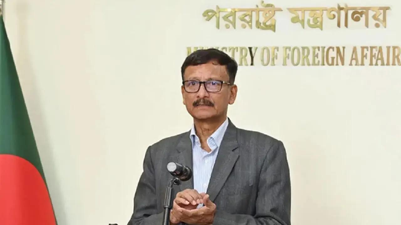 পররাষ্ট্র উপদেষ্টা তৌহিদ হোসেন। ফাইল ছবি