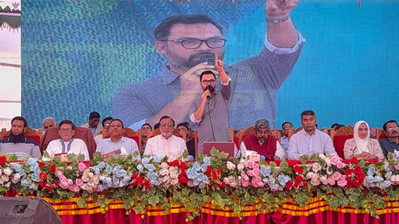 আদাবর থানা বিএনপির কর্মিসভা ও রাষ্ট্র মেরামতের ৩১ দফার কর্মশালা। ছবি : কালবেলা