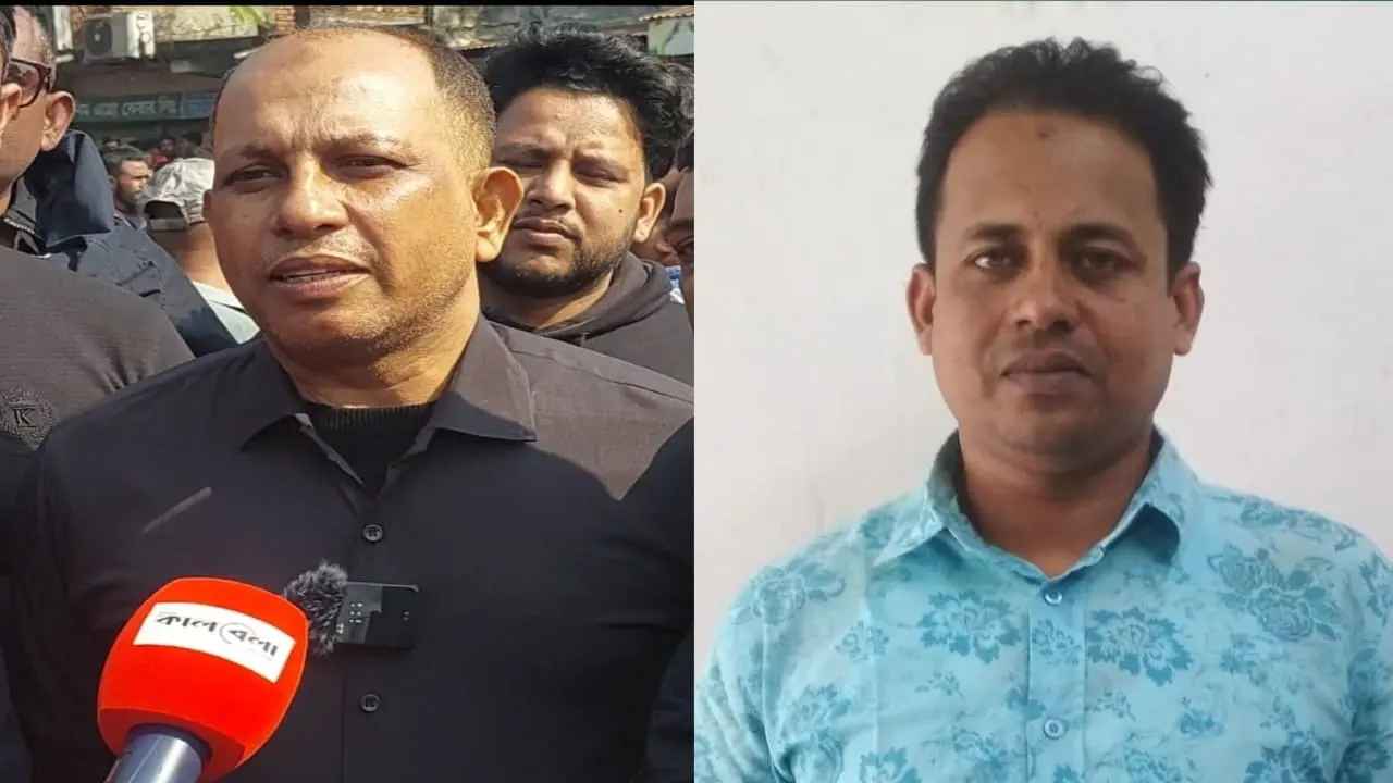 বাঁ থেকে কামরুজ্জামান ভুট্টো, ডানে শরিফুজ্জামান সজীব। ছবি : সংগৃহীত