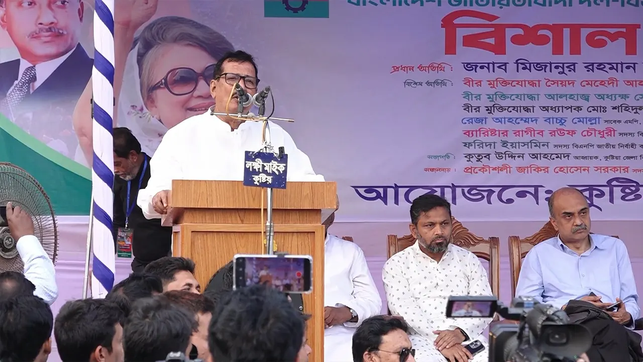 বিএনপি চেয়ারপারসনের উপদেষ্টা কাউন্সিলের সদস্য, রাজশাহী সিটি করপোরেশনের সাবেক মেয়র মিজানুর রহমান মিনু। ছবি : কালবেলা