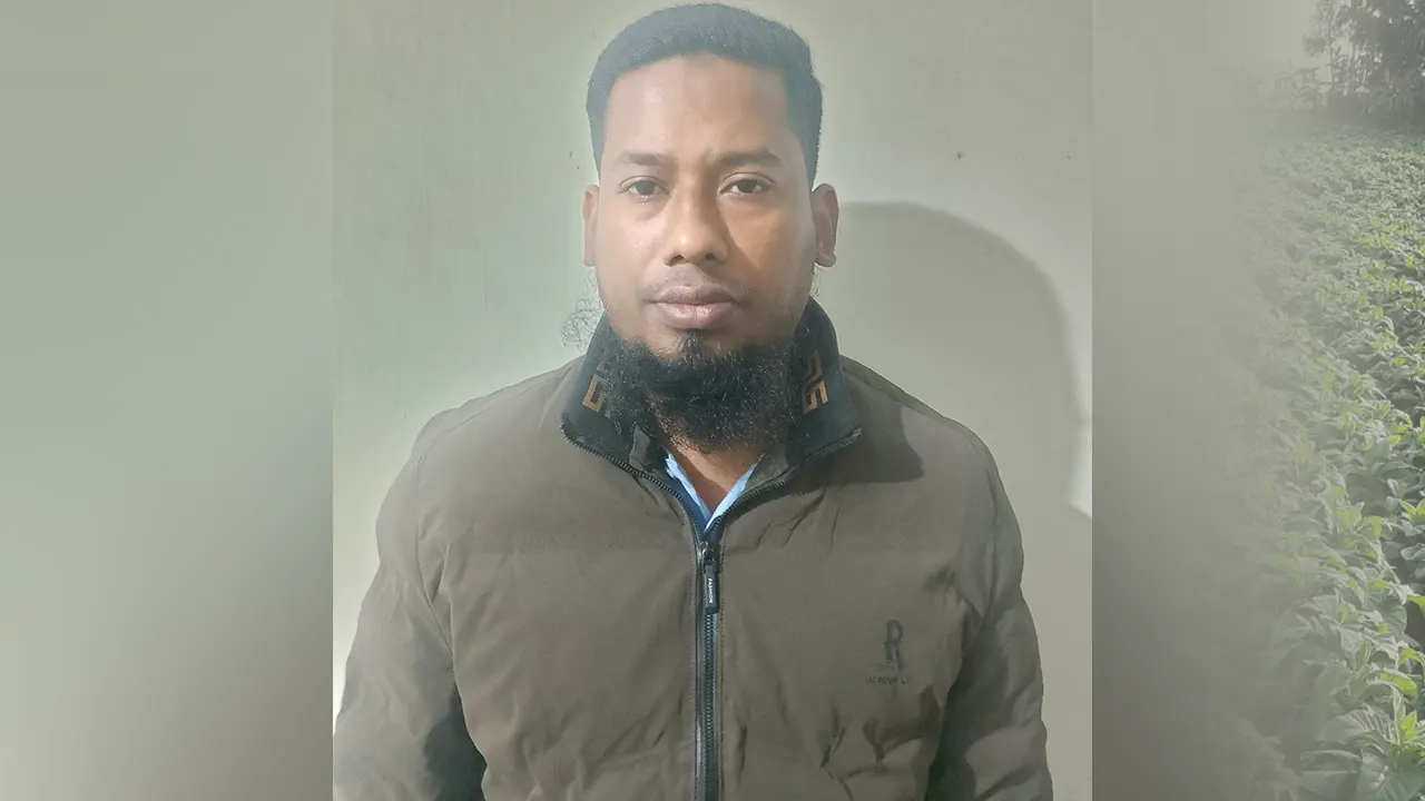 গ্রেপ্তার সাগর। ছবি : কালবেলা