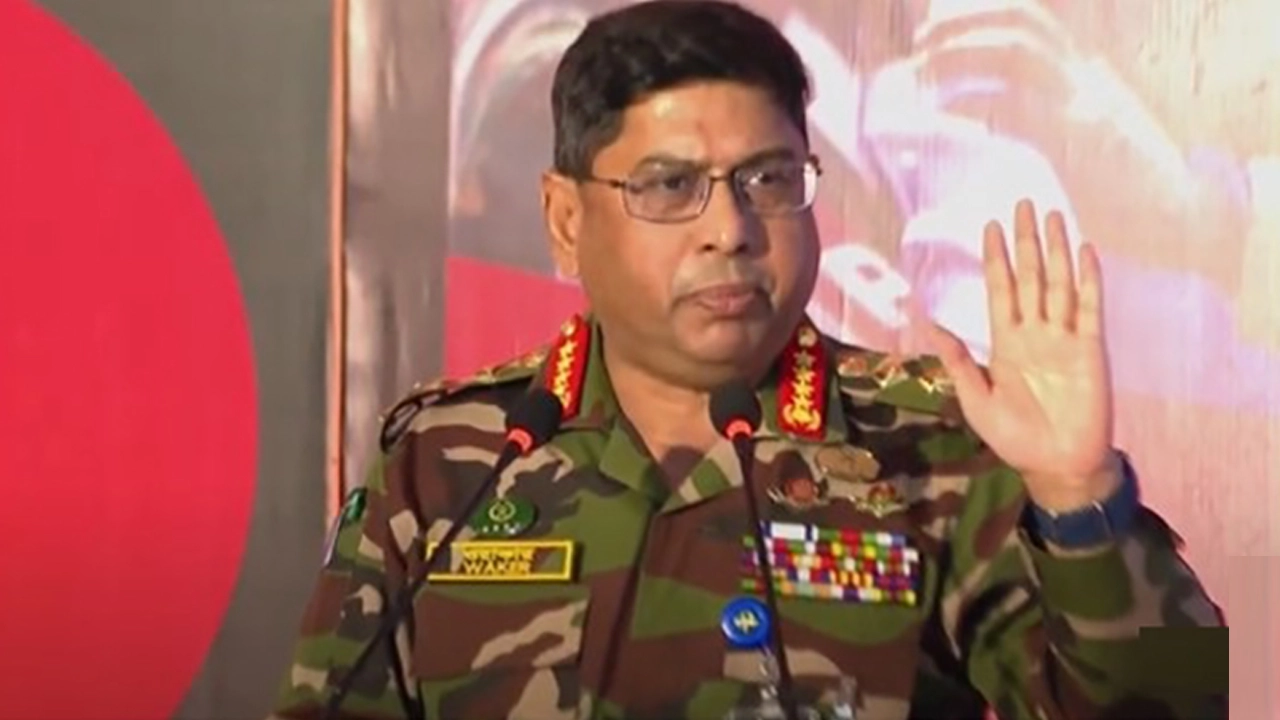 সেনাবাহিনী প্রধান জেনারেল ওয়াকার-উজ-জামান। ছবি : সংগৃহীত