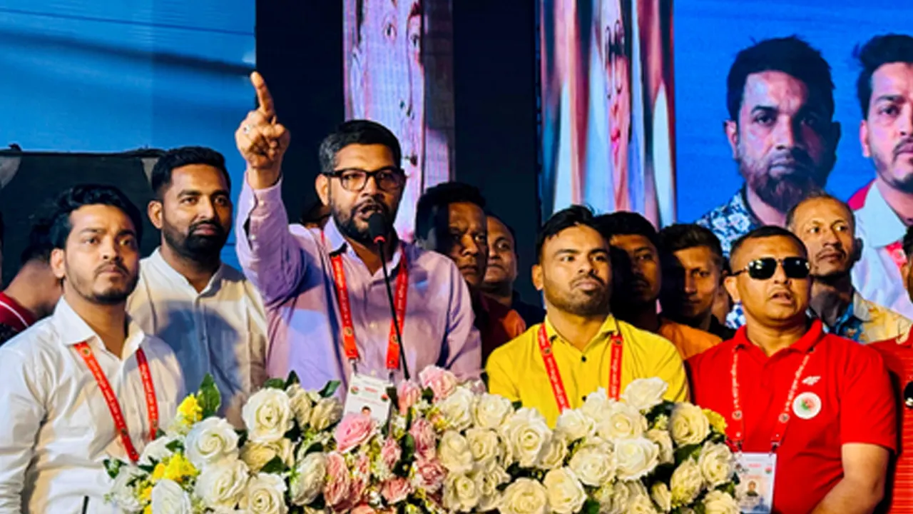 শাহ আলী থানার ঈদগা মাঠে আয়োজিত ৮নং ওয়ার্ড যুবদলের কর্মিসভা। ছবি : কালবেলা