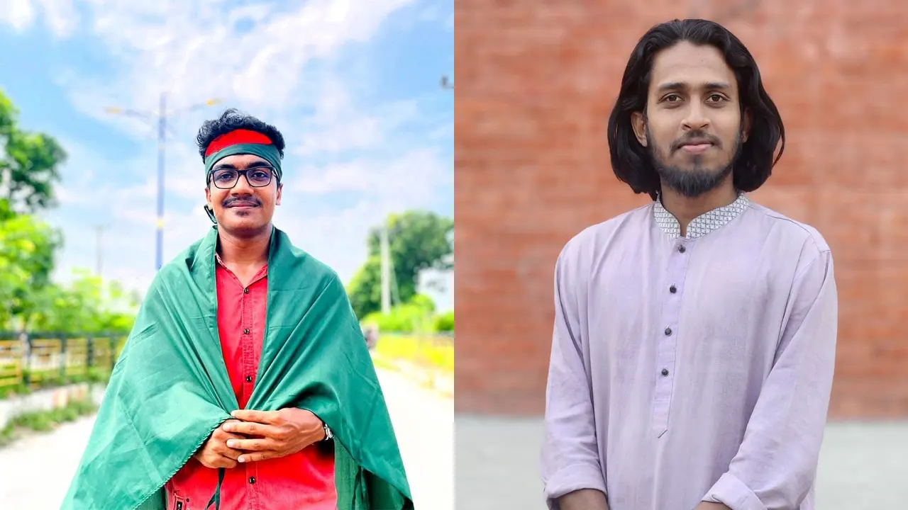 বাঁ থেকে মেহেদী সজীব ও সালাহউদ্দিন আম্মার। ছবি : সংগৃহীত