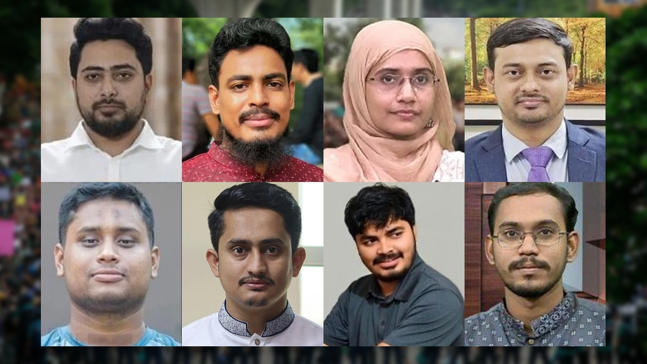 দলের শীর্ষ পদে মনোনীত নেতারা