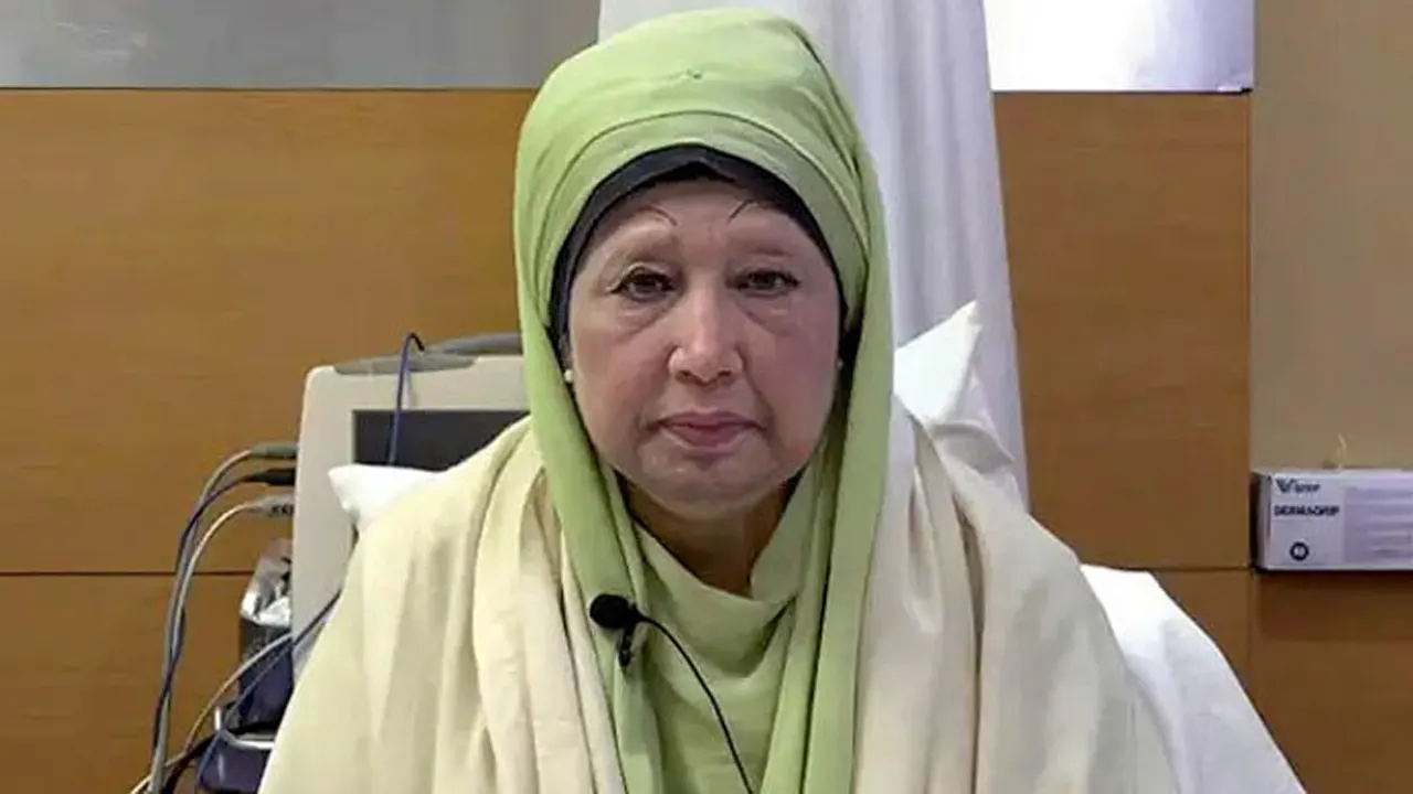 বিএনপি চেয়ারপারসন ও সাবেক প্রধানমন্ত্রী বেগম খালেদা জিয়া। ছবি : সংগৃহীত