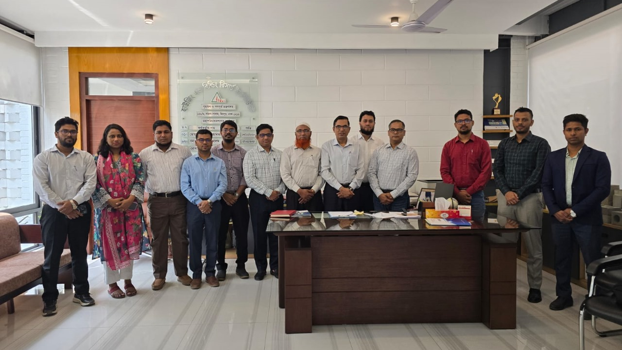 এইচবিআরআই, এমজিএমসিএল ও ডায়াডিক রিসার্চ ইমপ্যাক্টসের সভা। ছবি : সংগৃহীত