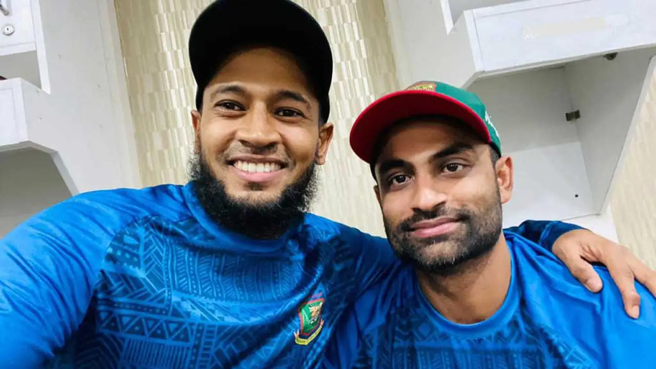মুশফিকুর রহিম ও তামিম ইকবাল। ছবি : সংগৃহীত
