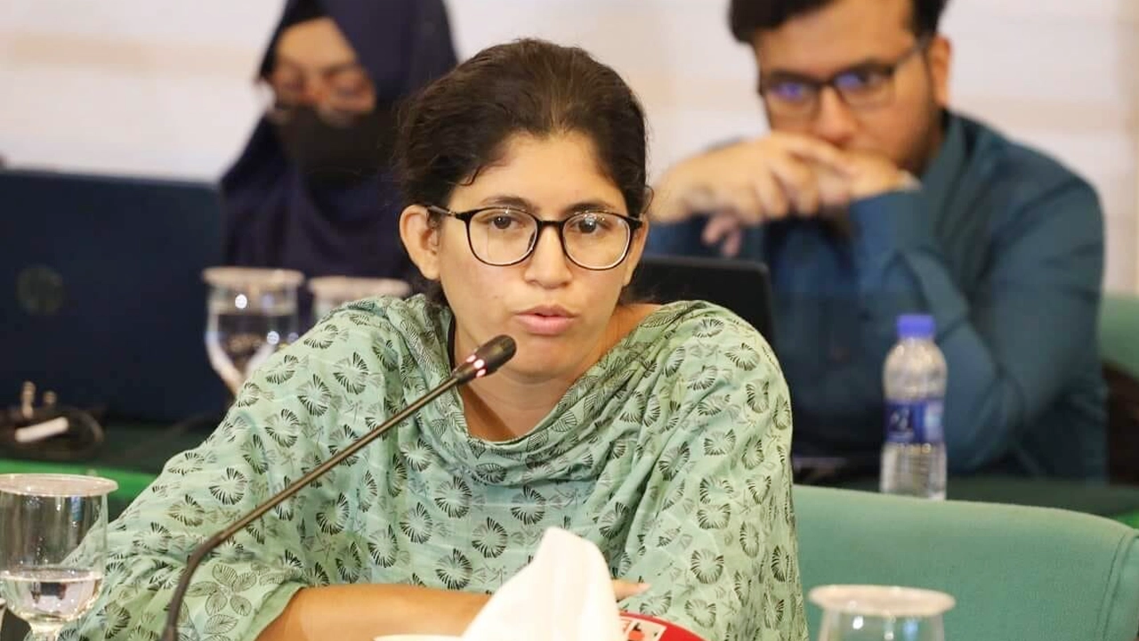 বৈষম্যবিরোধী ছাত্র আন্দোলনের মুখপাত্র উমামা ফাতেমা। ছবি : সংগৃহীত