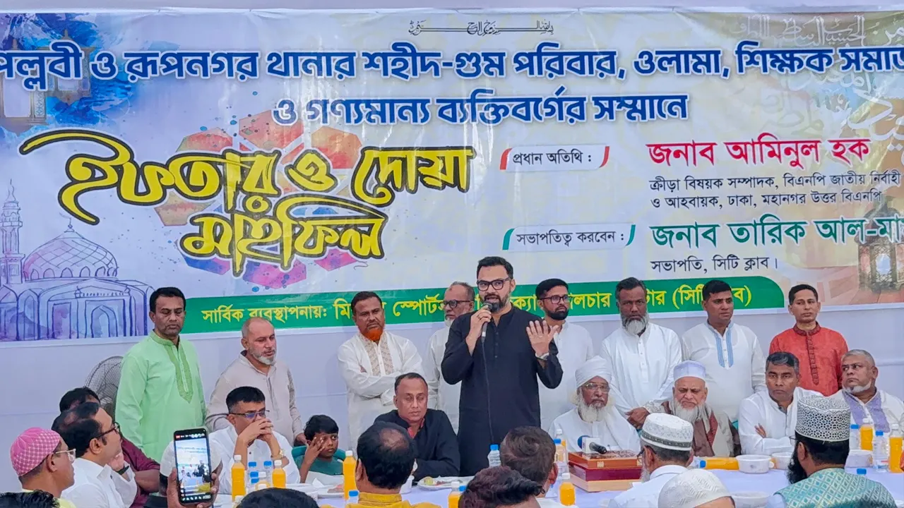 বিএনপির কেন্দ্রীয় ক্রীড়াবিষয়ক সম্পাদক ঢাকা মহানগর উত্তর বিএনপির আহ্বায়ক আমিনুল হক। ছবি : কালবেলা